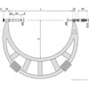 Accud 300-400mm Metric Outside Micrometer