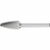 Pferd Tree Radius End RBF 12.7x25.4 Carbide Burr 1/4 Shank