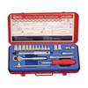 Genius 1/4 Dr 3-12mm C/V Hand Socket Set Metric 20pce