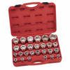 Genius 3/4 Dr 17-60mm C/M 6pt Hand Socket Set Metric 27pce
