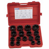 Genius 1” Dr 24-75mm C/M Std Impact Socket Set Metric 17pce
