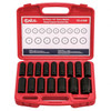 Genius 1/2 Dr 10-32mm C/M Deep Impact Socket Set Metric 16pce