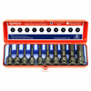 Genius 4-19mm 1/2 Dr Inhex Impact Bit Socket Set Metric 10pce