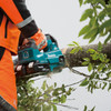Makita 18Vx2 300mm BRUSHLESS Top Handle Chainsaw - Includes 2 x 5.0Ah Batteries & Dual Port Rapid Charger