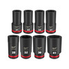 Milwaukee Shockwave 21-41mm 3/4 Dr 6pt Deep Impact Socket Set Metric 8pce