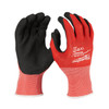 Milwaukee Cut 1(A) Nitrile Dipped Gloves Bulk Pk 12 M