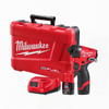 Milwaukee M12 Fuel 1/4” Hex Impact Driver Kit