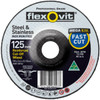 Flexovit A46T BF42 Mega Inox 125x2x22 DC Cutting Disc