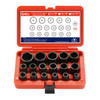 Genius 1/2 Dr 8-32mm C/M Std Impact Socket Set Metric 17pce