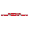 Milwaukee Redstick 600mm/1200mm Magnetic Box Level Set