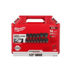 Milwaukee Shockwave 10-27mm 1/2 Dr 6pt Standard Impact Socket Set Metric 14pce