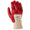 Maxisafe Red PVC Single Dipped Knit Wrist Gloves 26cm