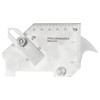 Cigweld WeldaToolz Stainless Steel Half Moon Welding Gauge Cam Style