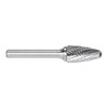 Alpha Silver Series 1/2x1 Tree Radius Nose Carbide Burr 1/4 Shank