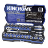 Kincrome 1/4 & 3/8 Dr Lok-On Hand Socket Set Metric / Imperial 44pce