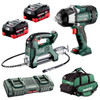 Metabo MET18MX2SB2HD5.5BM 18V 2pc Grease Gun / 3/4” Wrench Kit