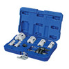 Holemaker Cobalt Holesaw Set Electricians Including 16 ,20, 25, 32, 40 ,51mm Plus Arbors
