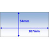Clear Inner Lens 107x54mm suit Promax 300 5pk