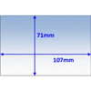 Jackson WH70 Clear Inner Lens 107x71mm 10pk
