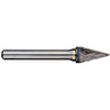 Alpha 6x25mm Pointed Cone Carbide Burr 6mm Shank