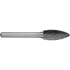 Alpha 8x19mm Flame Shape Carbide Burr 6mm Shank