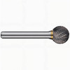 Alpha 12.7x11mm Ball Shape Carbide Burr 6mm Shank