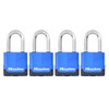 Master Lock Padlock Excell Laminated Covered 45mm With 38mm Long Shackle 4pk