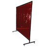 Welding Frame + Curtain Kit H/Duty 1.8x2.0m Red
