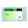 Bastion 240 Litre Heavy Duty Bin Liners, Black 25pk
