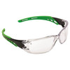 Prochoice Cirrus Green Arms Safety Glasses Clear A/F Lens