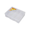 Fischer Clear Compartment Boxes (8 Compartment) 350x270x100mm