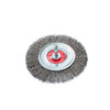 SIT 0879 Steel Crimped Wire Wheel Brush 100x9mm 6mm Shaft