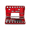 Sidchrome 8-22mm 3/8 Dr Socket Set Metric 18pce
