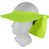 Maxisafe Hard Hat Brim W/ Neck Flap Yellow