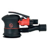 Chicago Pneumatic Mini Palm Sander 5mm Orbit 75mm Hook & Loop Pad Central-Vacuum (CV)