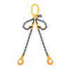 Beaver Grade 80 Double Leg Sling With Clevis Self Locking Hook 7mm x 1m