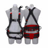 3M Protecta X Tower Workers Harness With O-Rings Red & Black Small 1161696