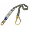 3M Dbi-Sala Ez-Stop Shock Absorbing Elasticated Webbing Lanyard Single Tail Grey Z90203636E