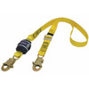 3M Dbi-Sala Force2 Adjustable Shock Absorbing Webbing Lanyard Single Tail Yellow Z11200909