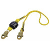 3M Dbi-Sala Force2 Shock Absorbing Kernmantle Rope Lanyard Single Tail Yellow With Black Fleck Z10200909R