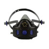 3M HF-802SD Secure Click Medium Half Facepiece Respirator With Speaking Diaphragm