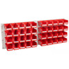 Geiger HB Hanging Panel 40 Bin Kit (Red)