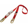 3M Protecta Adjustable Shock Absorbing Webbing Lanyard Single Tail Red AE529ADJ/3AU