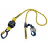 3M Dbi-Sala Force2 Adjustable Shock Absorbing Kernmantle Rope Lanyard Single Tail Yellow With Black FleckZ11206131R