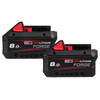Milwaukee M18 Redlithium Forge 8.0Ah Battery - Twin Pack