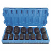Action 1” Dr 27-65mm C/M 6pt Deep Impact Socket Set Metric 14pce