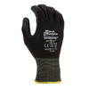 'Black Knight' Nylon Glove. Nitrile Coated M