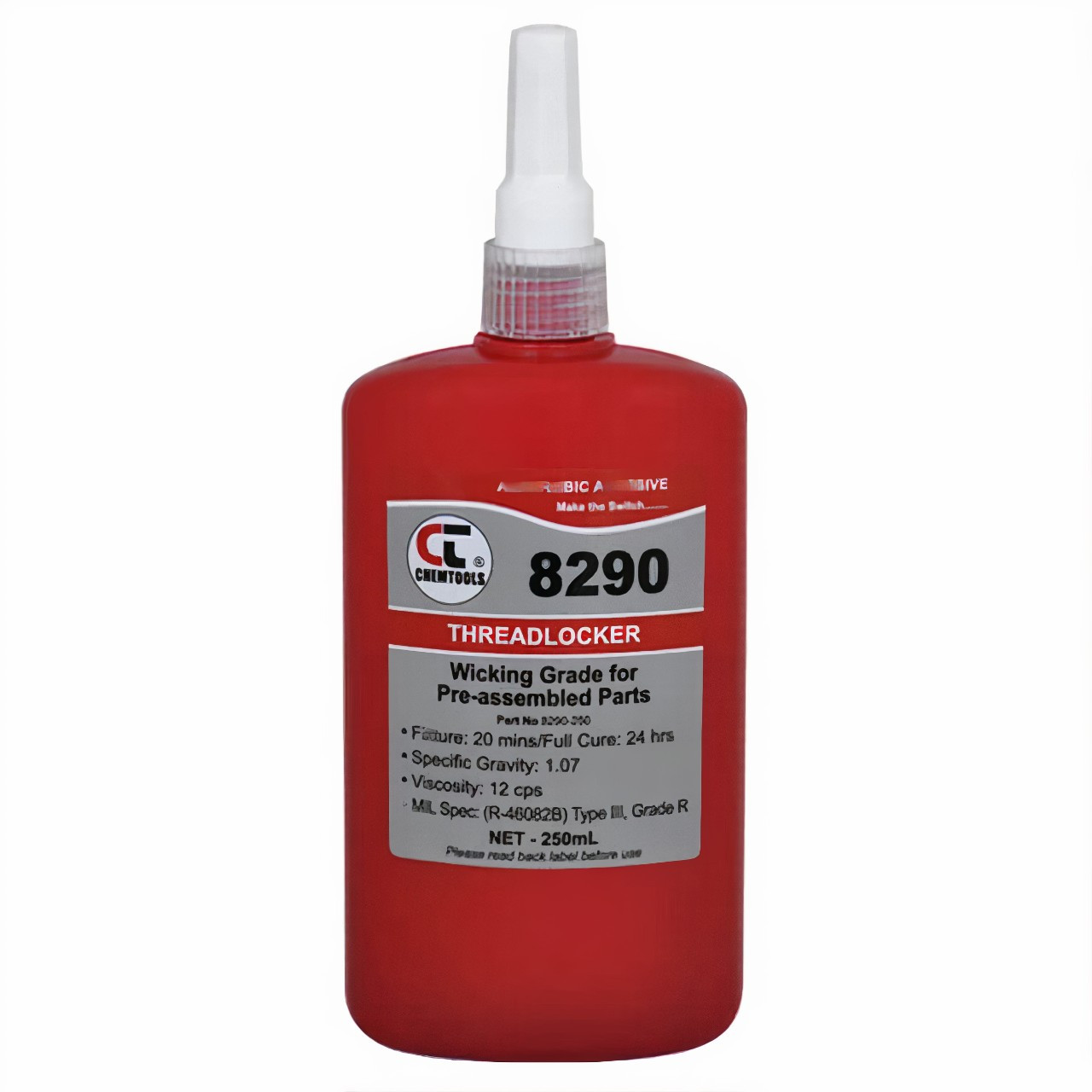 CT 8290 Threadlocker 250ml Med Strength Low Visc