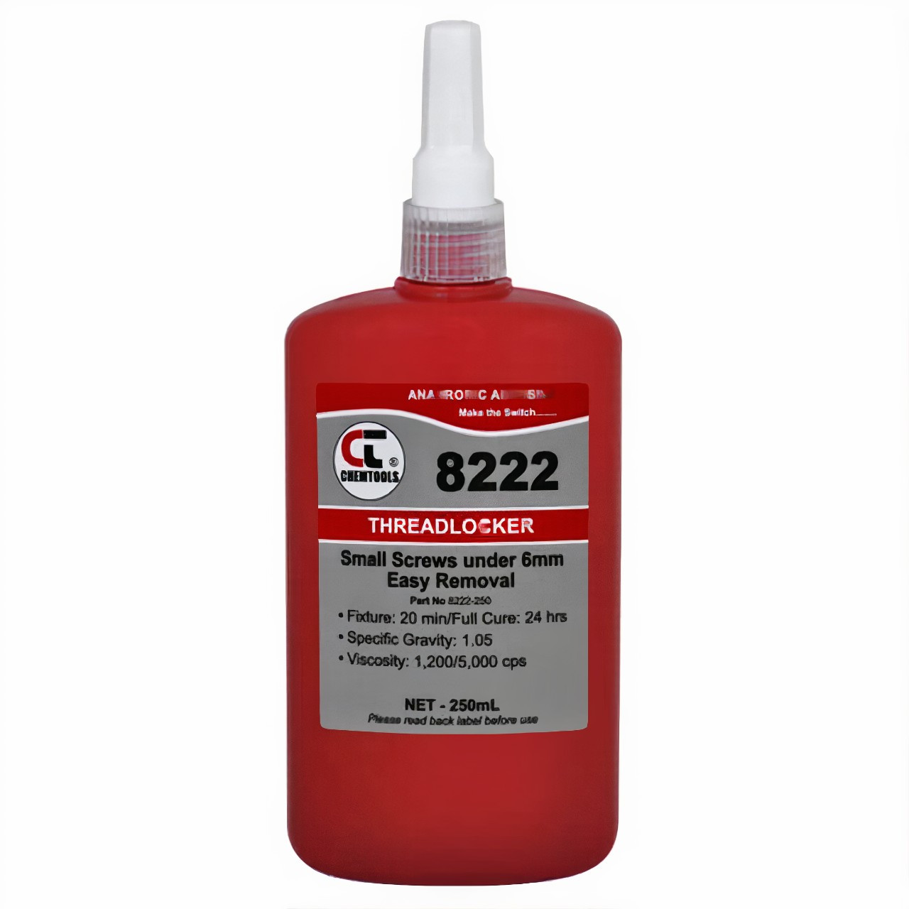 CT 8222 Threadlocker 250ml Low Strength