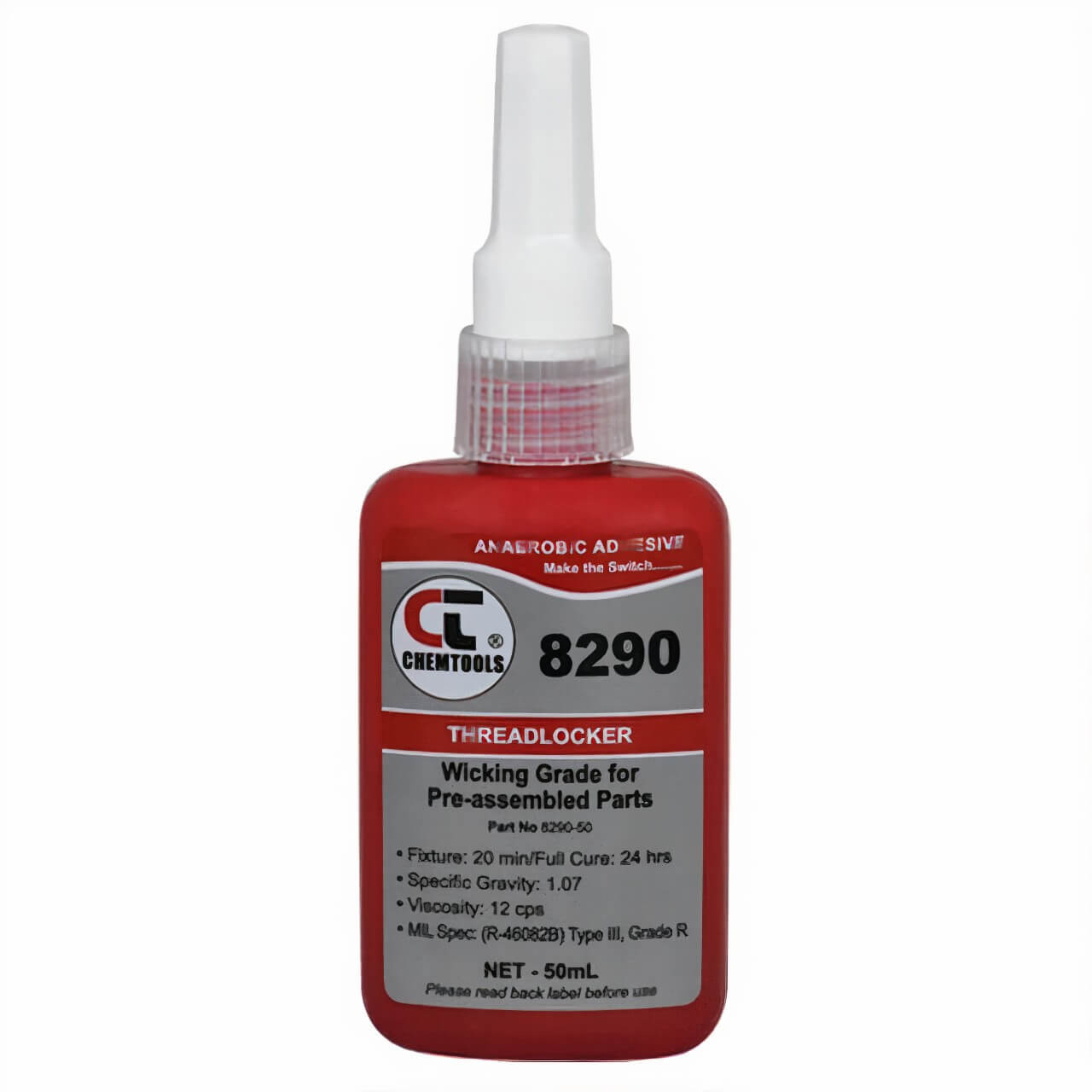 CT 8290 Threadlocker 50ml Med Strength Low Visc